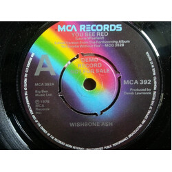 Wishbone Ash You See Red USED VINYL 7INCH 45 RPM PROMO