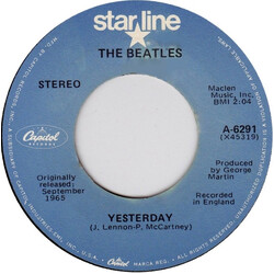 The Beatles Yesterday USED VINYL 7INCH SINGLE REISSUE
