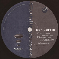 Dan Curtin Voices From Another Age USED VINYL 12INCH 33 S RPM LIMITED EDITION
