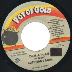 Elephant Man Dem A Plan USED VINYL 7INCH 45 RPM