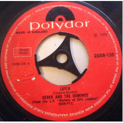 Derek & The Dominos Layla USED VINYL 7INCH 45 RPM SINGLE
