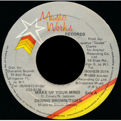 Dennis Brown / Tiger Make Up Your Mind USED VINYL 7INCH 45 RPM