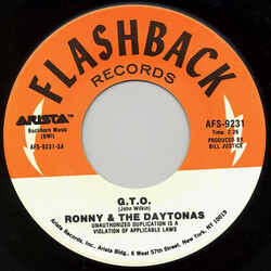 Ronny & The Daytonas / The Ramrods G.T.O. / (Ghost) Riders In The Sky USED VINYL 7INCH SINGLE REISSUE