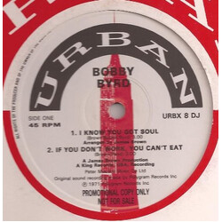 Bobby Byrd I Know You Got Soul USED VINYL 12INCH 45 RPM PROMO