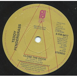 Teddy Pendergrass Close The Door / Get Up, Get Down, Get Funky, Get Loose USED VINYL 7INCH 45 RPM SINGLE PROMO