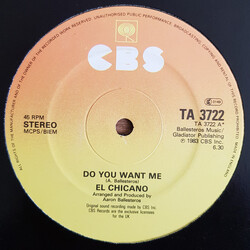 El Chicano Do You Want Me USED VINYL 12INCH 45 RPM