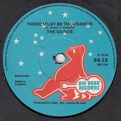 The Quads (2) There Must Be Thousands VINYL 7" USED