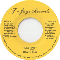 David Sea Destiny VINYL 7" USED