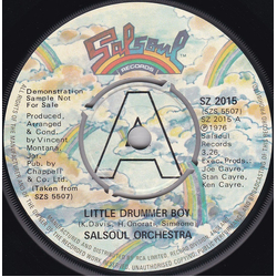 The Salsoul Orchestra Little Drummer Boy Vinyl 7" USED