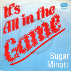 Sugar Minott It's All In The Game USED VINYL 7INCH 45 RPM SINGLE