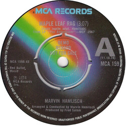 Marvin Hamlisch Maple Leaf Rag / Mexican Dreams USED VINYL 7INCH 45 RPM SINGLE PROMO