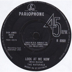 The Naturals (10) Look At Me Now USED VINYL 7INCH 45 RPM SINGLE