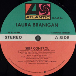 Laura Branigan Self Control USED VINYL 12INCH 33 S RPM MAXI-SINGLE