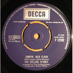 The Rolling Stones Jumpin' Jack Flash / Child Of The Moon USED VINYL 7INCH 45 RPM SINGLE MONO