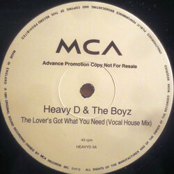 Heavy D. & The Boyz The Lover's Got What U Need VINYL 12" USED