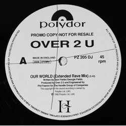 Over 2 U (2) Our World VINYL 12" USED