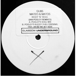 Mateo & Matos Body 'N' Soul USED VINYL 12INCH WHITE LABEL