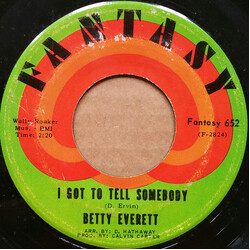 Betty Everett I Got To Tell Somebody USED VINYL 7INCH 45 RPM SINGLE