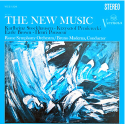 Karlheinz Stockhausen / Krzysztof Penderecki / Earle Brown / Henri Pousseur / Orchestra Sinfonica Di Roma Della RAI / Bruno Maderna The New Music Viny