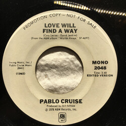 Pablo Cruise Love Will Find A Way USED VINYL 7INCH 45 RPM PROMO