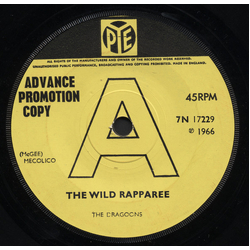 The Dragoons The Wild Rapparee Vinyl 7" USED