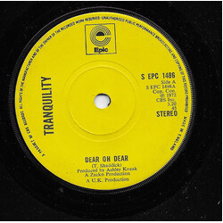 Tranquility (3) Dear Oh Dear USED VINYL 7INCH 45 RPM SINGLE STEREO