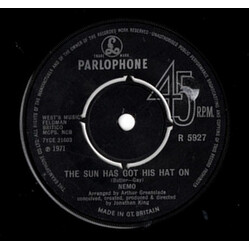 Nemo (15) The Sun Has Got His Hat On USED VINYL 7INCH 45 RPM SINGLE
