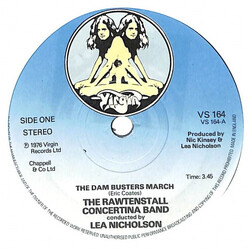 The Rawtenstall Concertina Band / Lea Nicholson The Dam Busters March USED VINYL 7INCH 45 RPM SINGLE STEREO