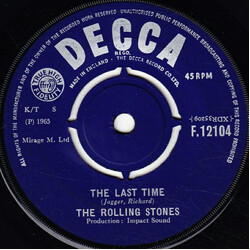 The Rolling Stones The Last Time USED VINYL 7INCH 45 RPM SINGLE