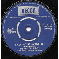 The Rolling Stones (I Can't Get No) Satisfaction USED VINYL 7INCH 45 RPM SINGLE REPRESS