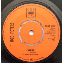 Rod Peters Cherish USED VINYL 7INCH 45 RPM