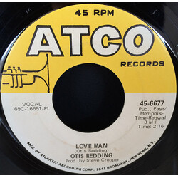 Otis Redding Love Man / Can't Turn You Loose USED VINYL 7INCH 45 RPM SINGLE