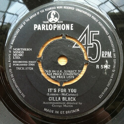 Cilla Black It's For You VINYL 7" USED