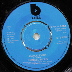 Donald Byrd Black Byrd / Slop Jar Blues USED VINYL 7INCH 45 RPM SINGLE