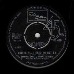 Marvin Gaye / Tammi Terrell You're All I Need To Get By USED VINYL 7INCH 45 RPM SINGLE MONO