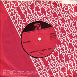 The Kinks Ev'rybody's Gonna Be Happy USED VINYL 7INCH 45 RPM SINGLE