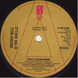 Archie Bell & The Drells Disco Showdown USED VINYL 7INCH 45 RPM PROMO STEREO