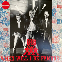 Bros When Will I Be Famous? USED VINYL 12INCH 45 RPM SINGLE PROMO