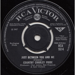 Charley Pride Just Between You And Me / I Know One USED VINYL 7INCH 45 RPM SINGLE