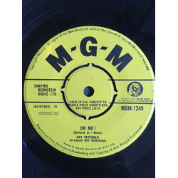 Ray Peterson Oh, No! / If You Were Here USED VINYL 7INCH 45 RPM SINGLE MONO