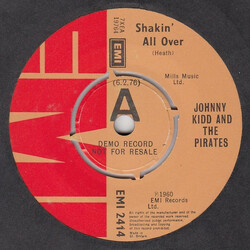 Johnny Kidd & The Pirates Shakin' All Over USED VINYL 7INCH SINGLE PROMO REISSUE