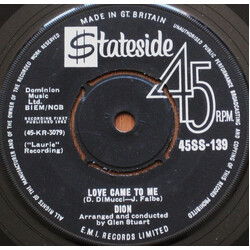 Dion (3) Love Came To Me USED VINYL 7INCH 45 RPM SINGLE