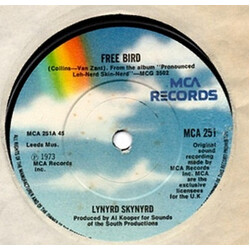 Lynyrd Skynyrd Free Bird USED VINYL 7INCH 45 RPM SINGLE REISSUE