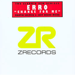 Erro Change For Me (Martin Solveig & Joey Negro Mixes) VINYL 12" USED