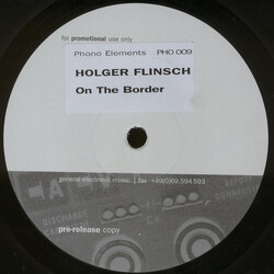 Holger Flinsch On The Border VINYL 12" USED