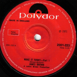 James Brown Make It Funky Vinyl 7" USED