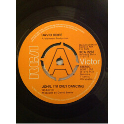 David Bowie John, I'm Only Dancing USED VINYL 7INCH 45 RPM SINGLE PROMO STEREO