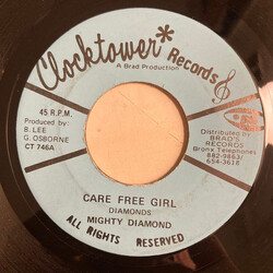 The Mighty Diamonds Care Free Girl USED VINYL 7INCH 45 RPM SINGLE