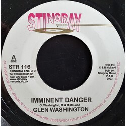 Glen Washington Imminent Danger USED VINYL 7INCH 45 RPM
