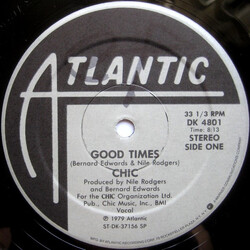 Chic Good Times USED VINYL 12INCH 33 S RPM STEREO